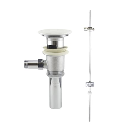Toto DRAIN FITTING ASSEMBLY LEVER W/No 01 CERAMIC DECORATIVE COVER THP737#01